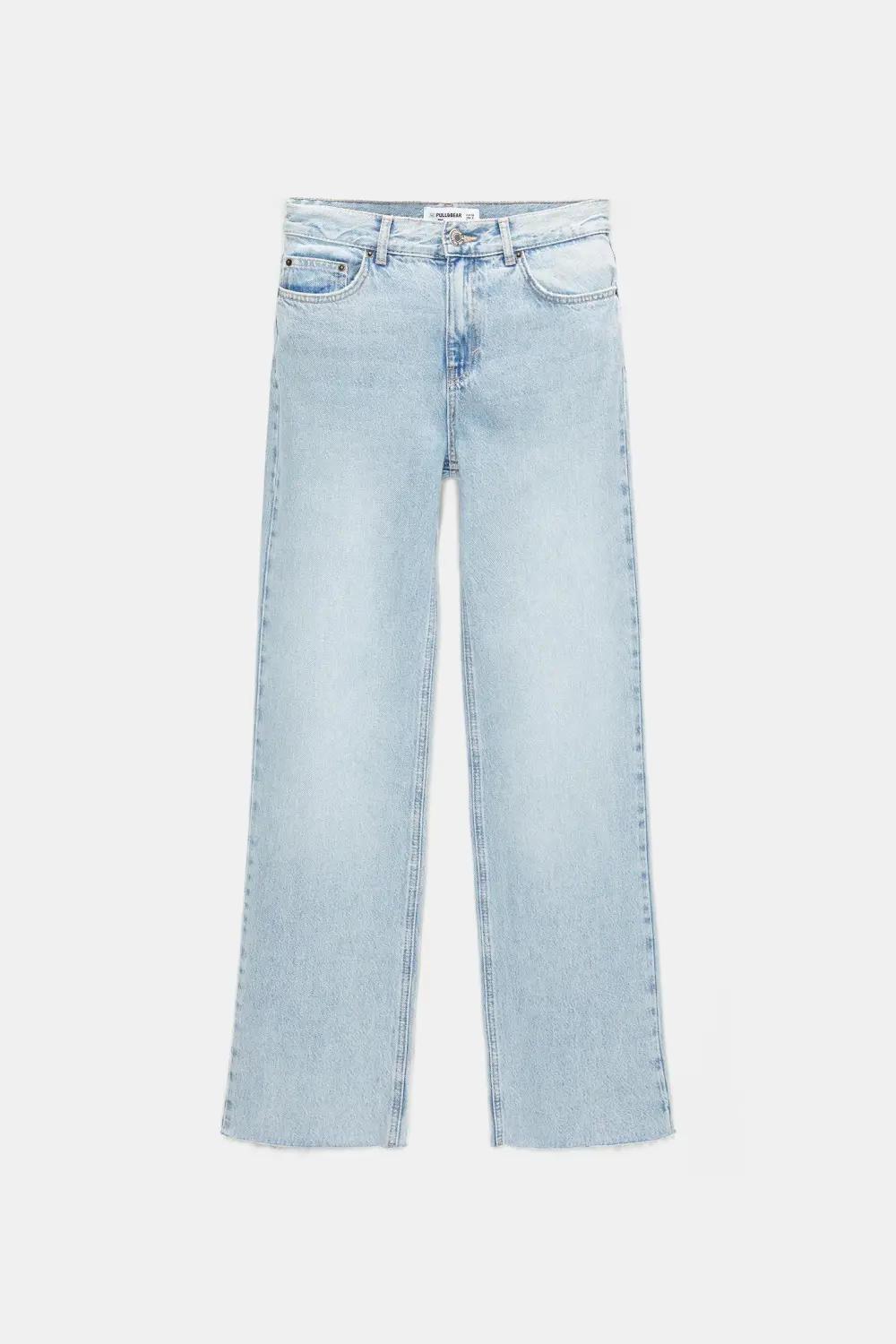 Jeans rectos tiro alto
