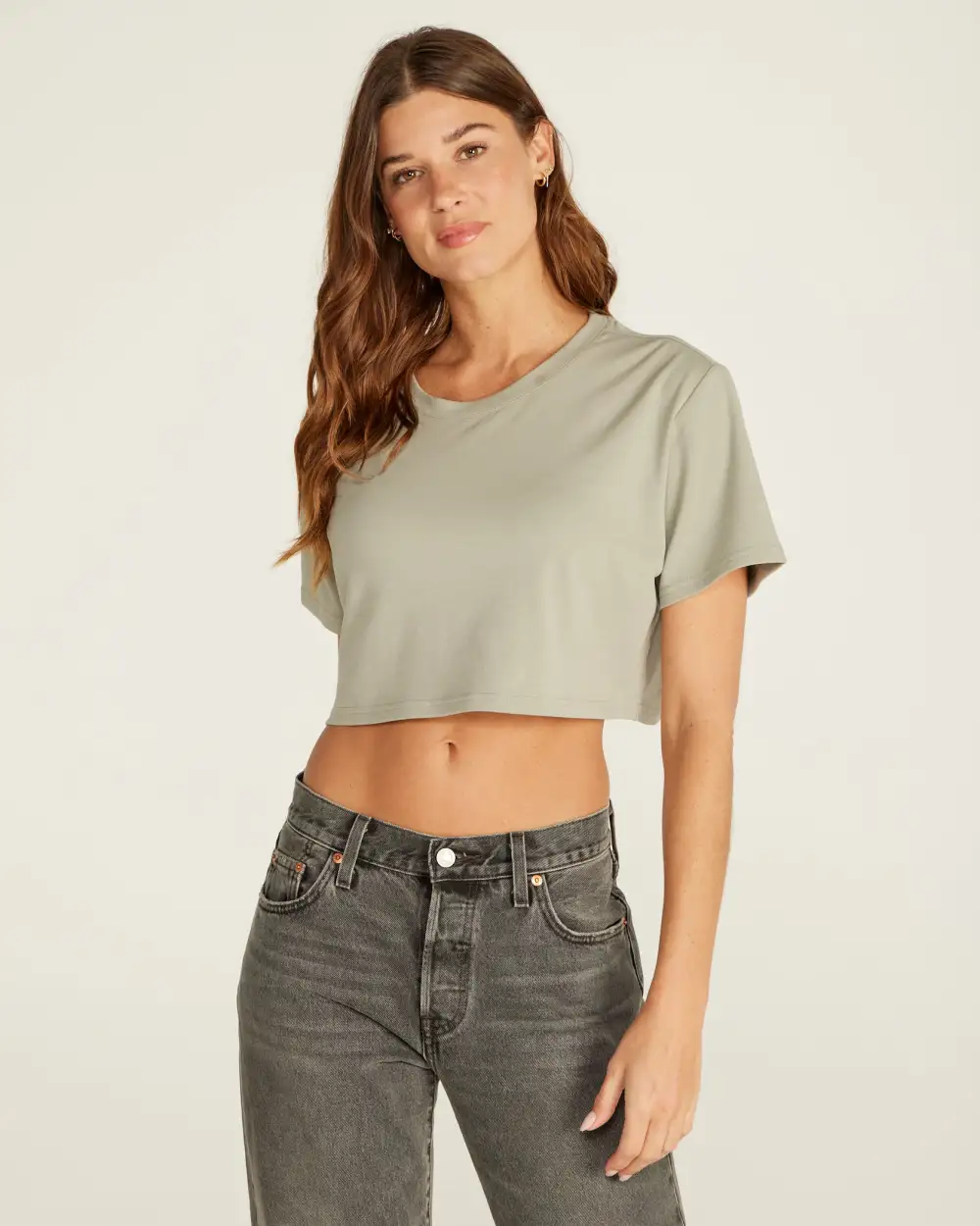 Drift Relaxed Cropped Crew