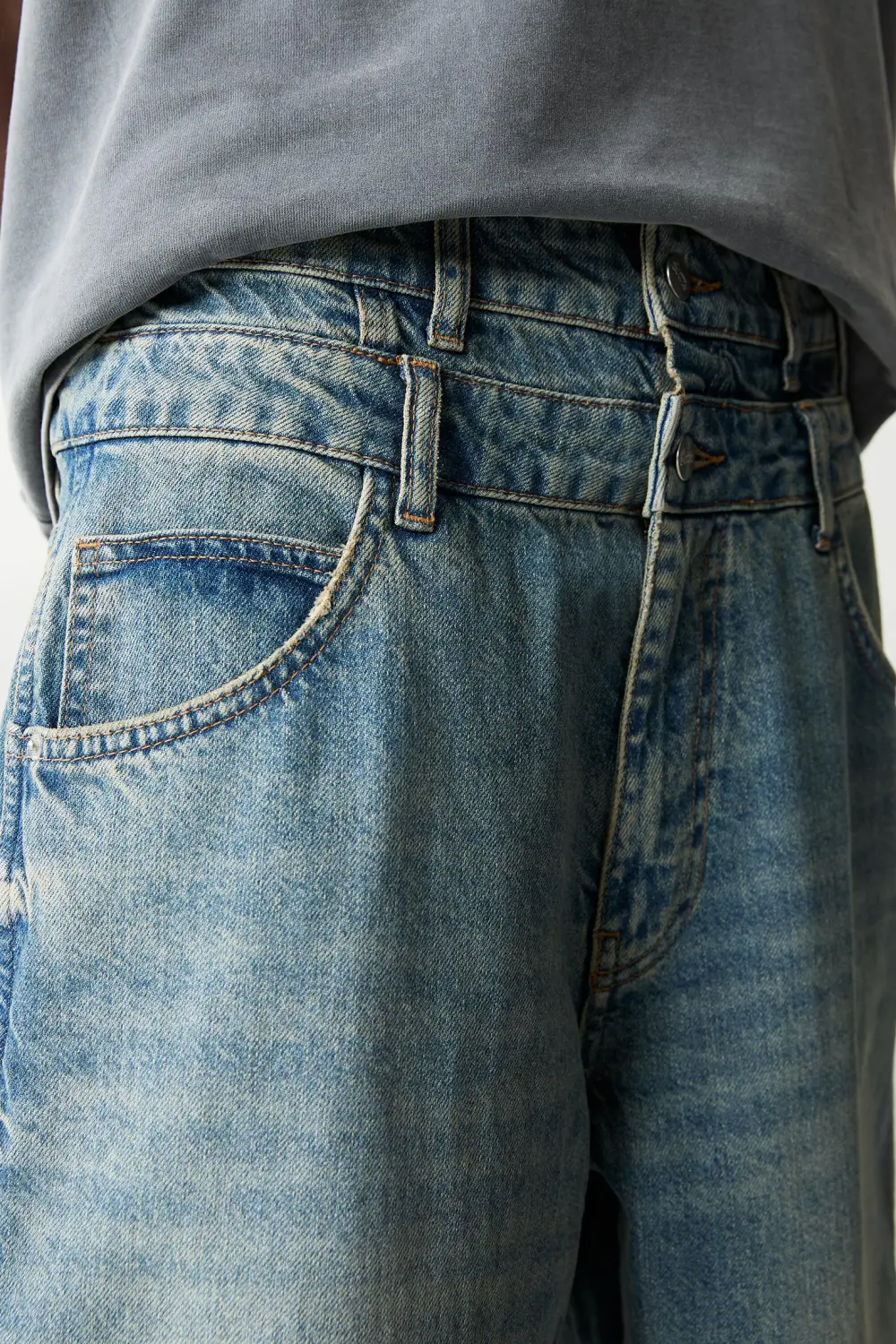 Double waist skater jeans