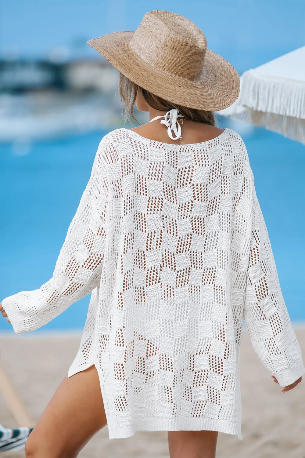 Shape Shift Blue Cover-Up Dress