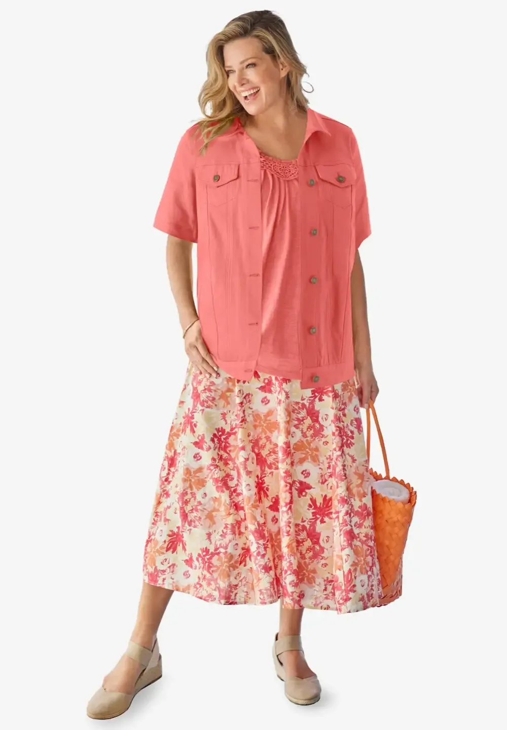 Short-Sleeve Denim Jacket