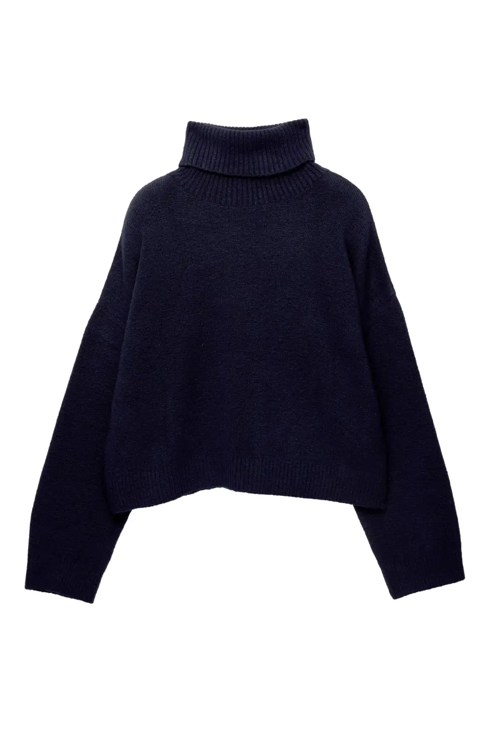 Jersey cuello alto soft touch