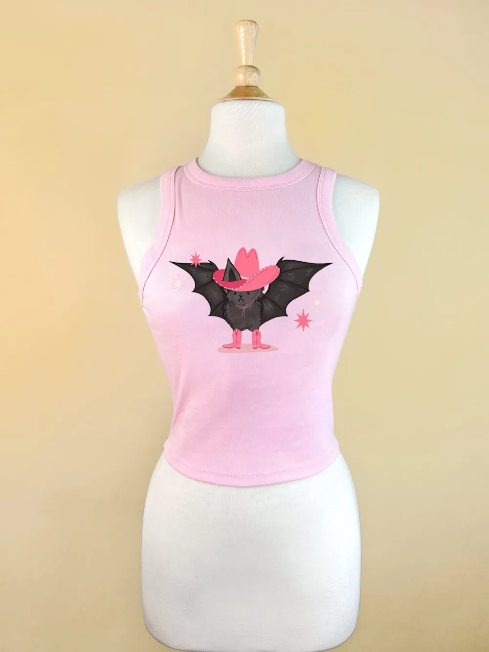 Denim Bat Fit Like Graphic Vest