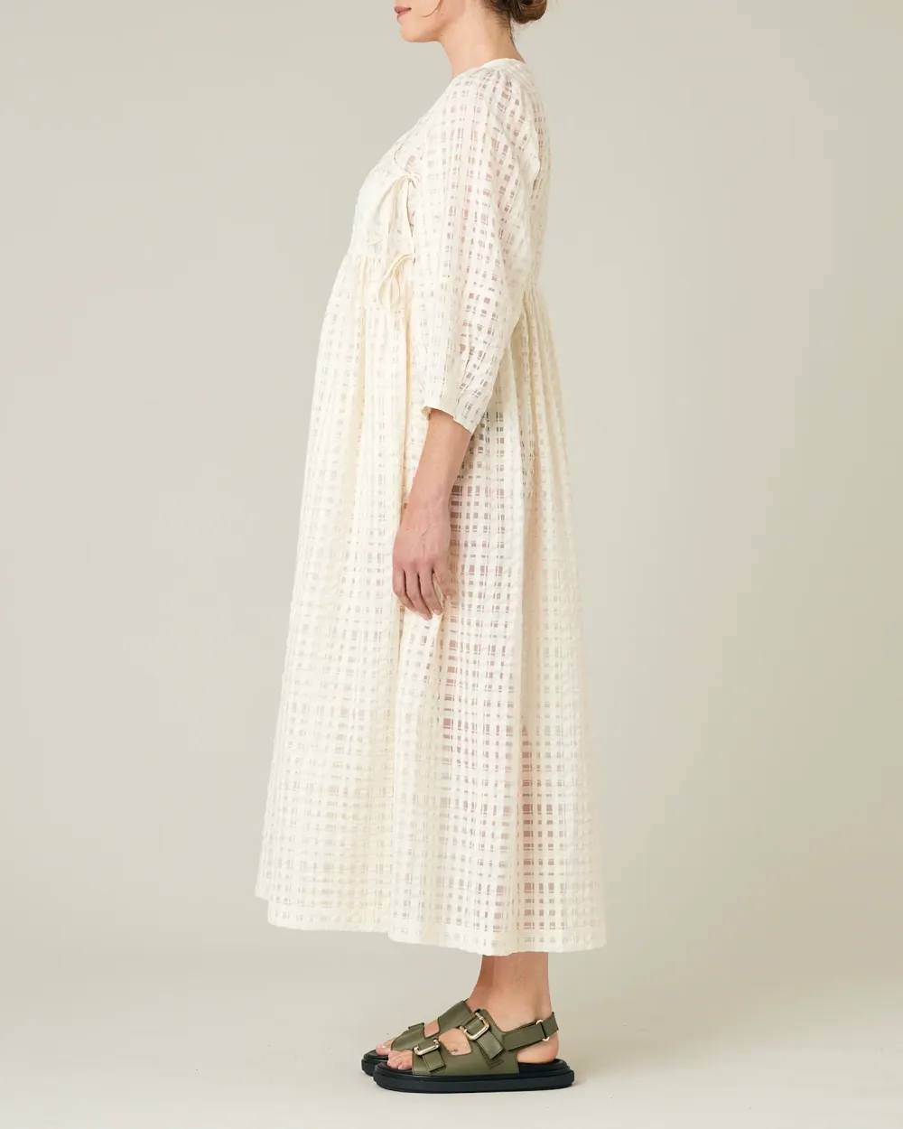 IVORY ORGANZA DRESS