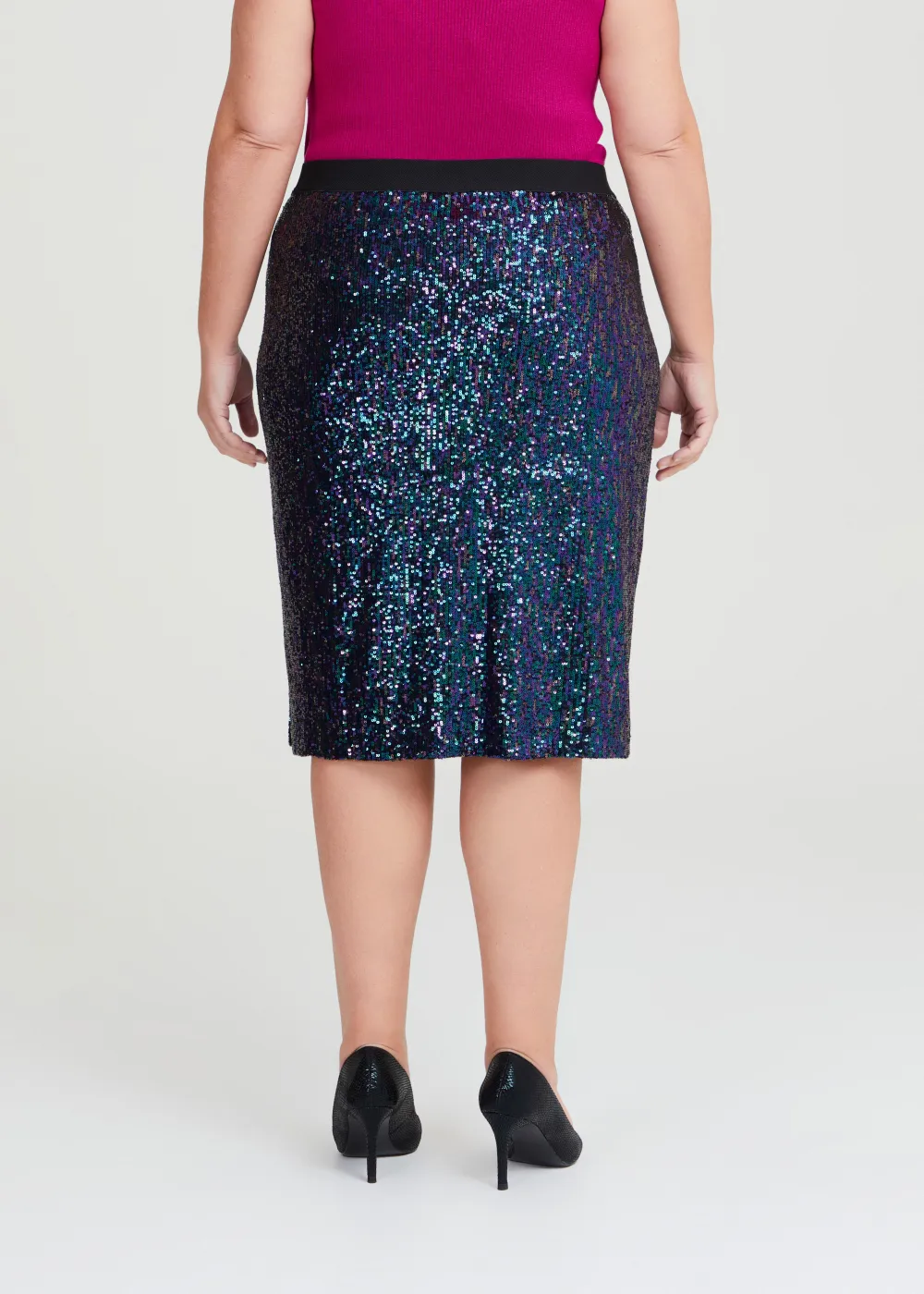 Sequin Pencil Skirt