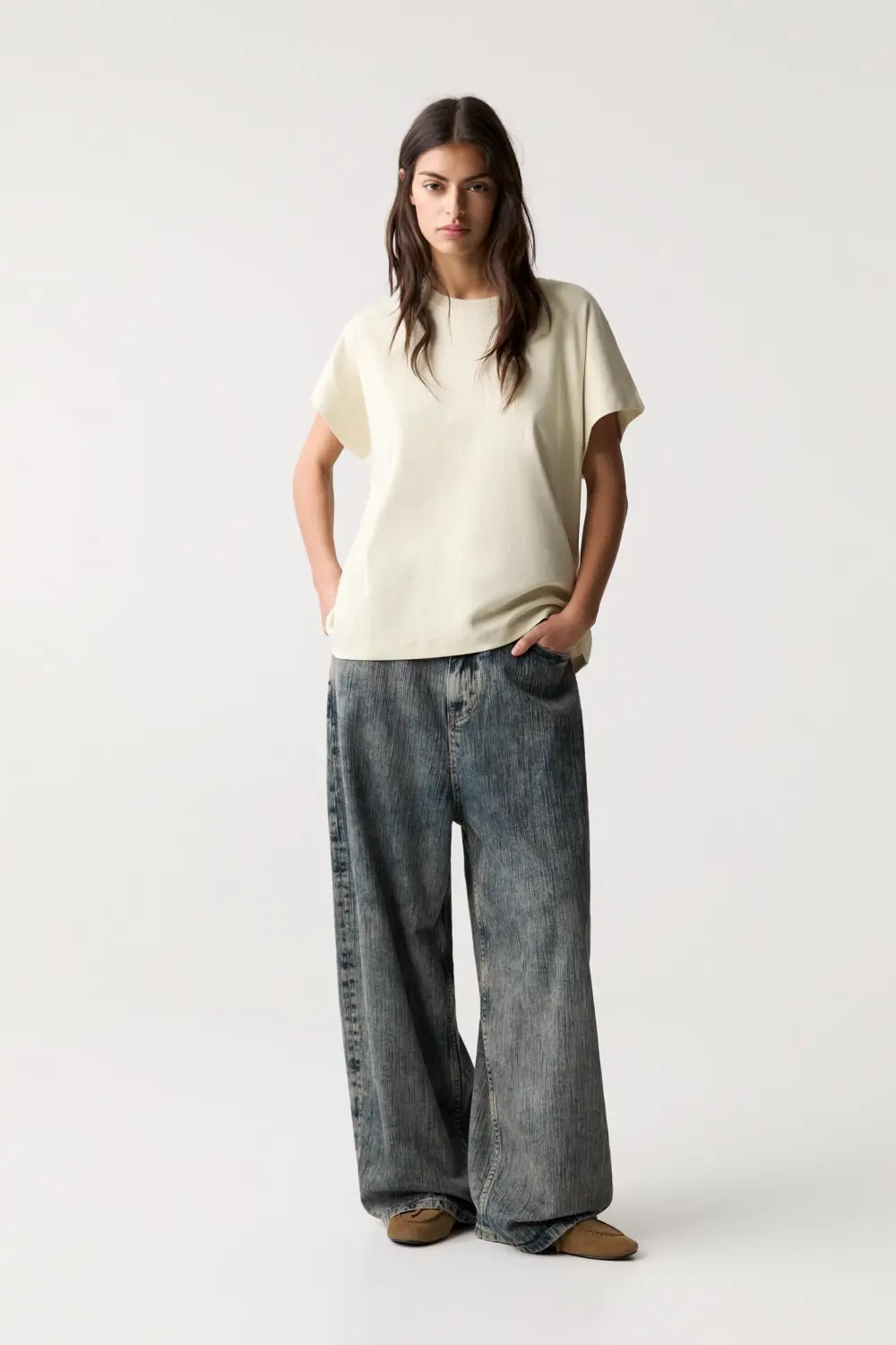 Camiseta manga entera oversize