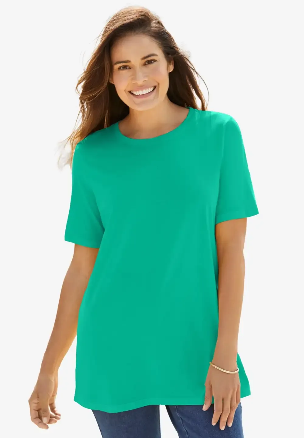 Perfect Short-Sleeve Crewneck Tee