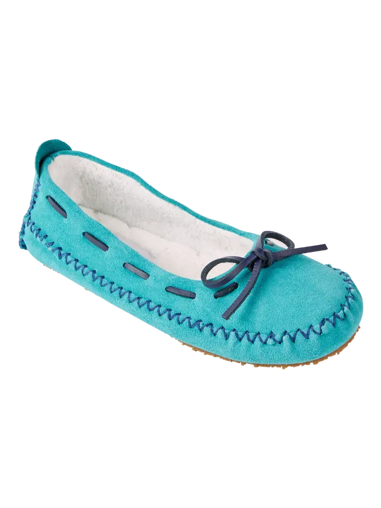 Women's Suede Moccasin Slipper