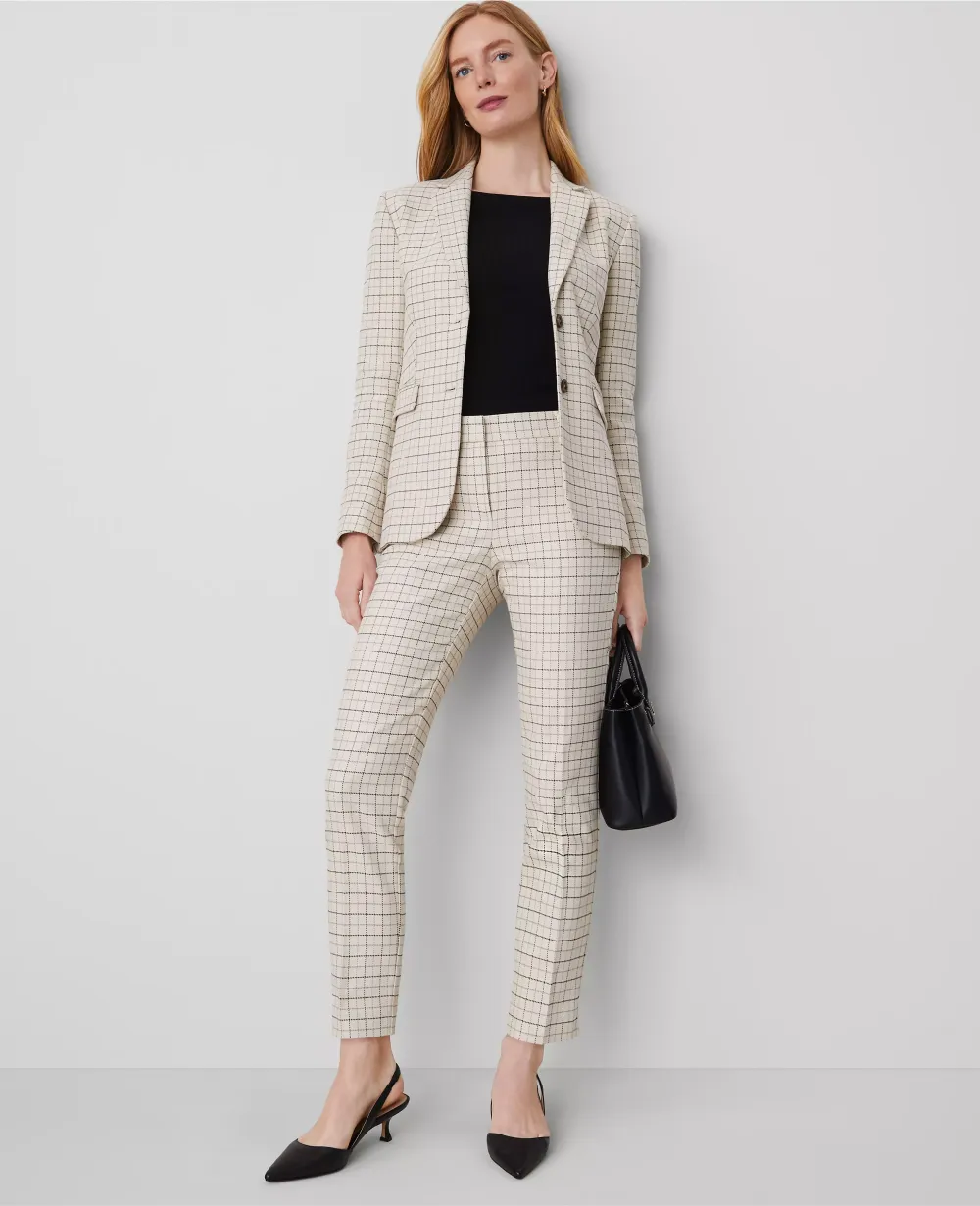 The Eva Ankle Pant in Stretch Cotton