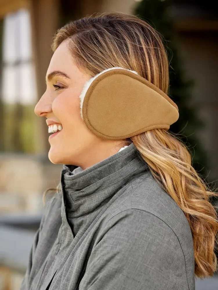 Men's and Women's Shearling Earmuffs