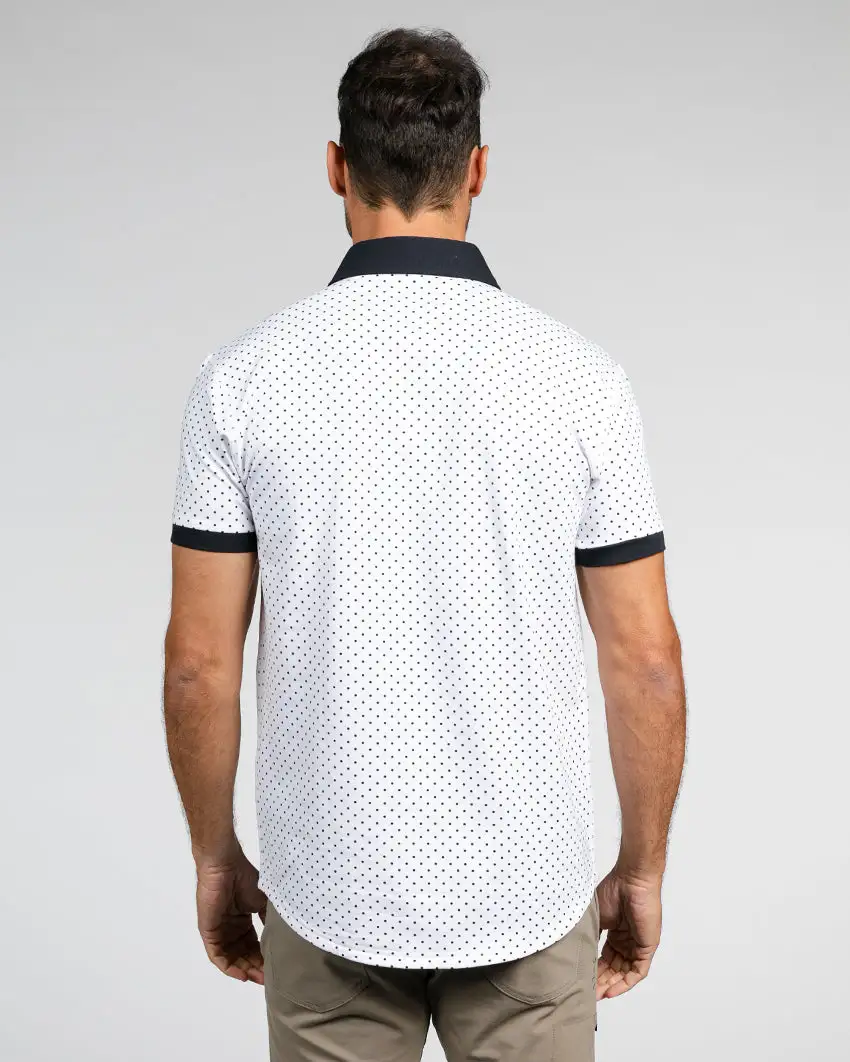 Drop-Cut: Lux Dotted Polo