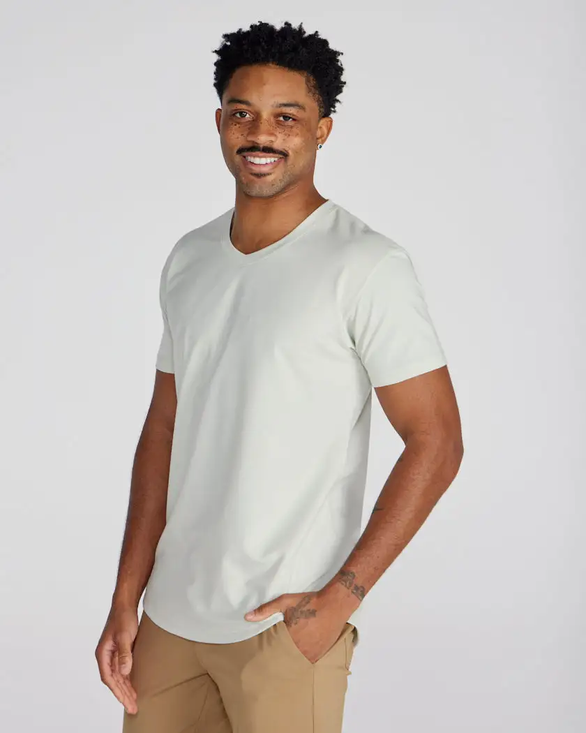 Drop-Cut V-Neck: Bylt Signature