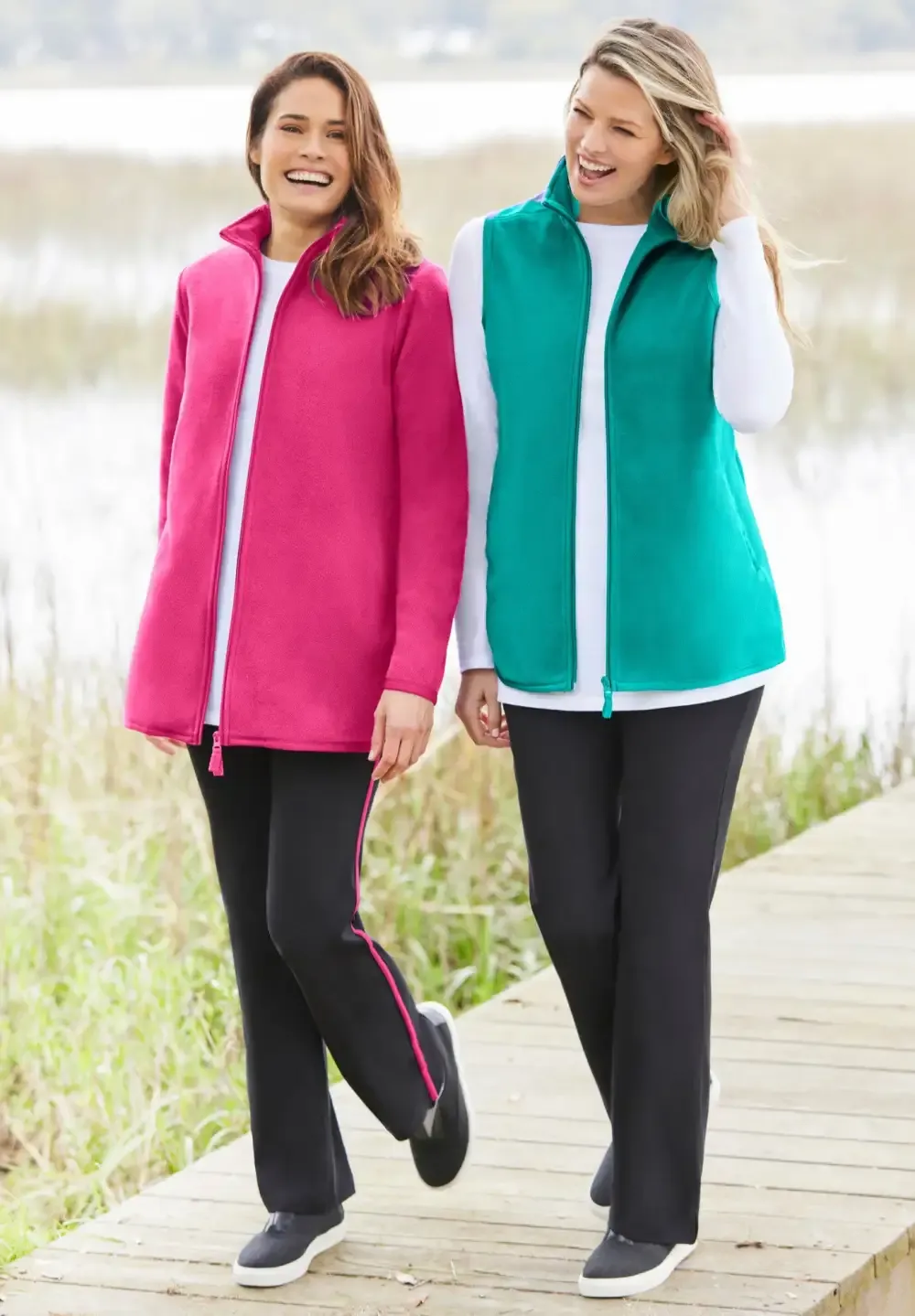 Zip-Front Microfleece Jacket