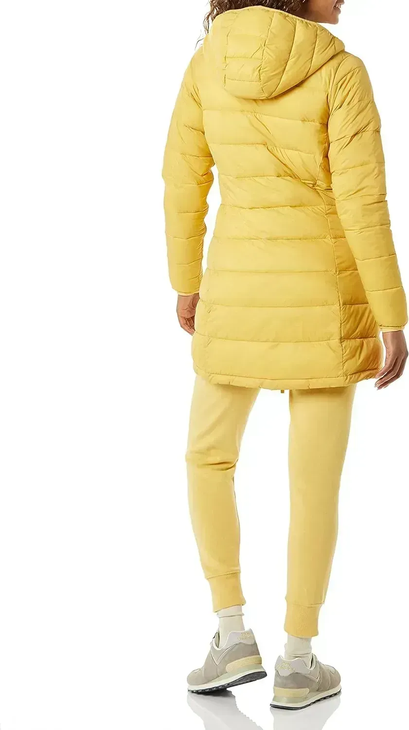 Women's Lightweight Water-Resistant Hooded Puffer Coat (Available in Plus Size)