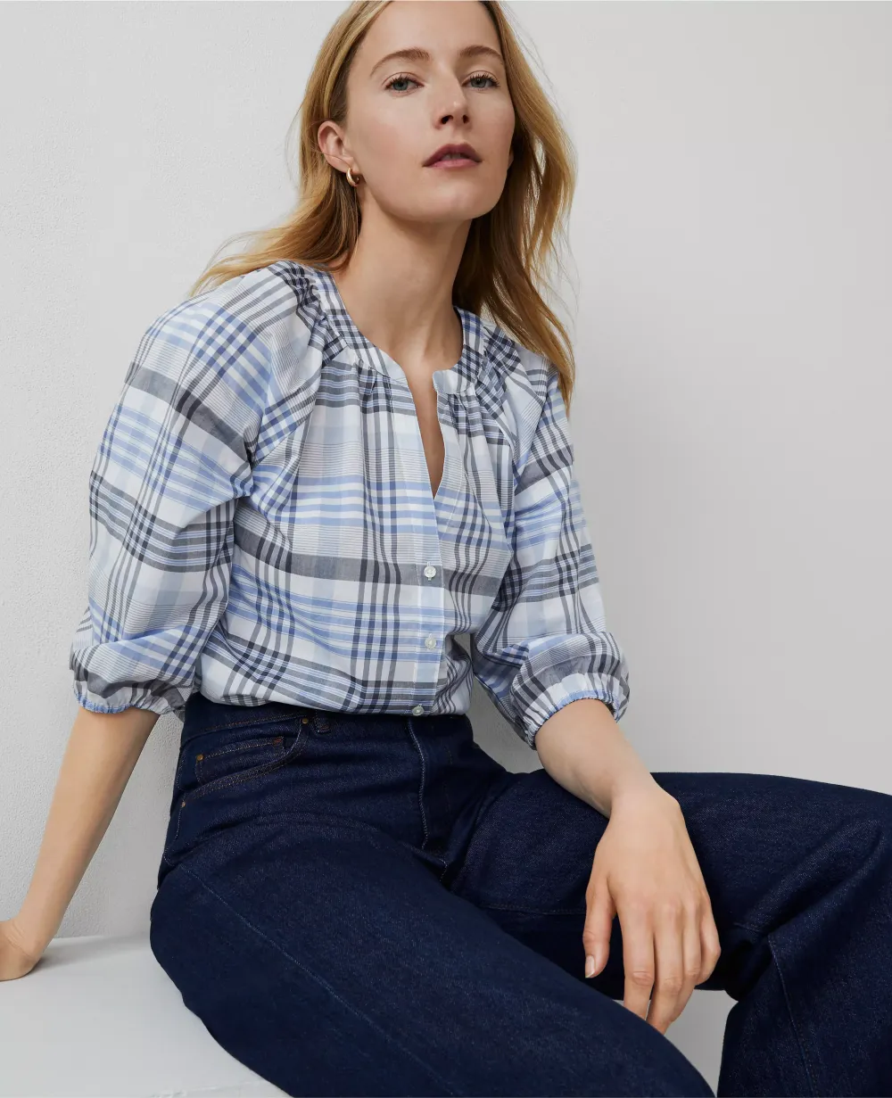 Weekend Collection Shirred Popover