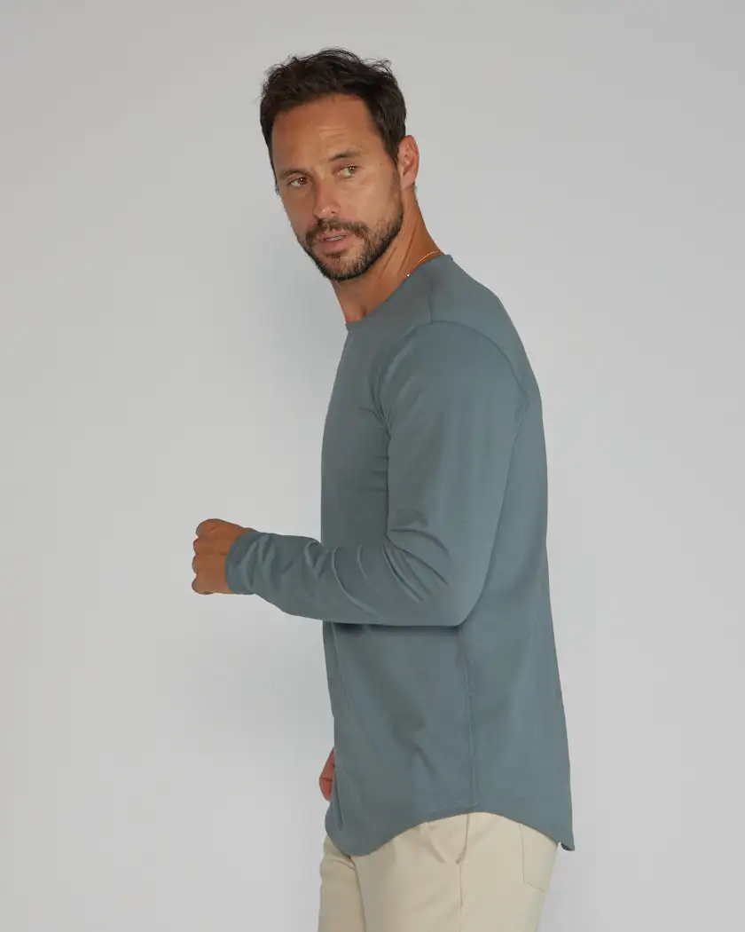 Drop-Cut Long Sleeve: Lux