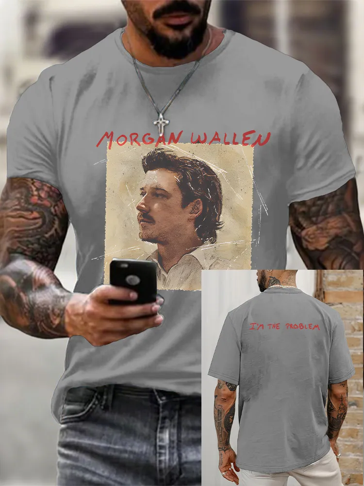 Men'S Morgan Wallen I Am The Problem Tour 2025 T-Shirt