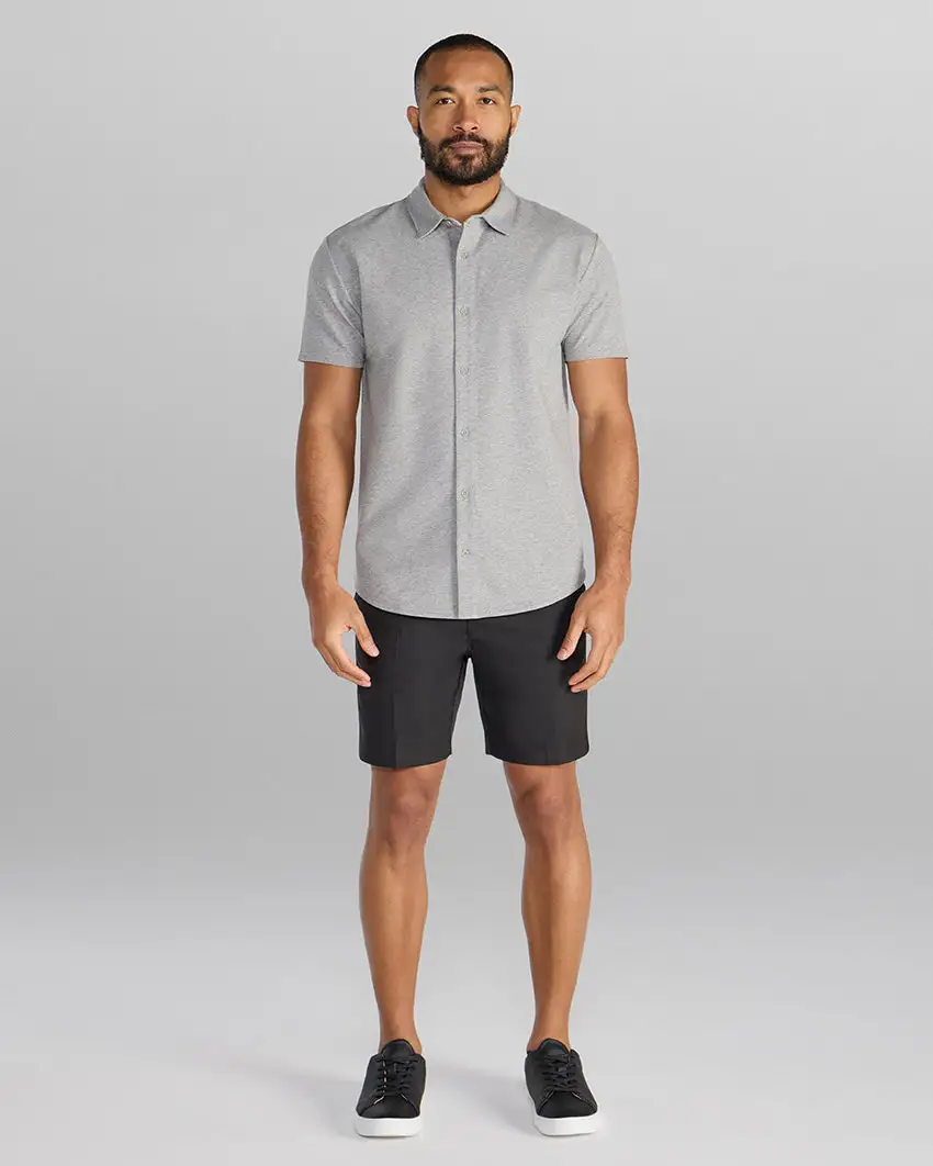 Lux Short Sleeve Button Down