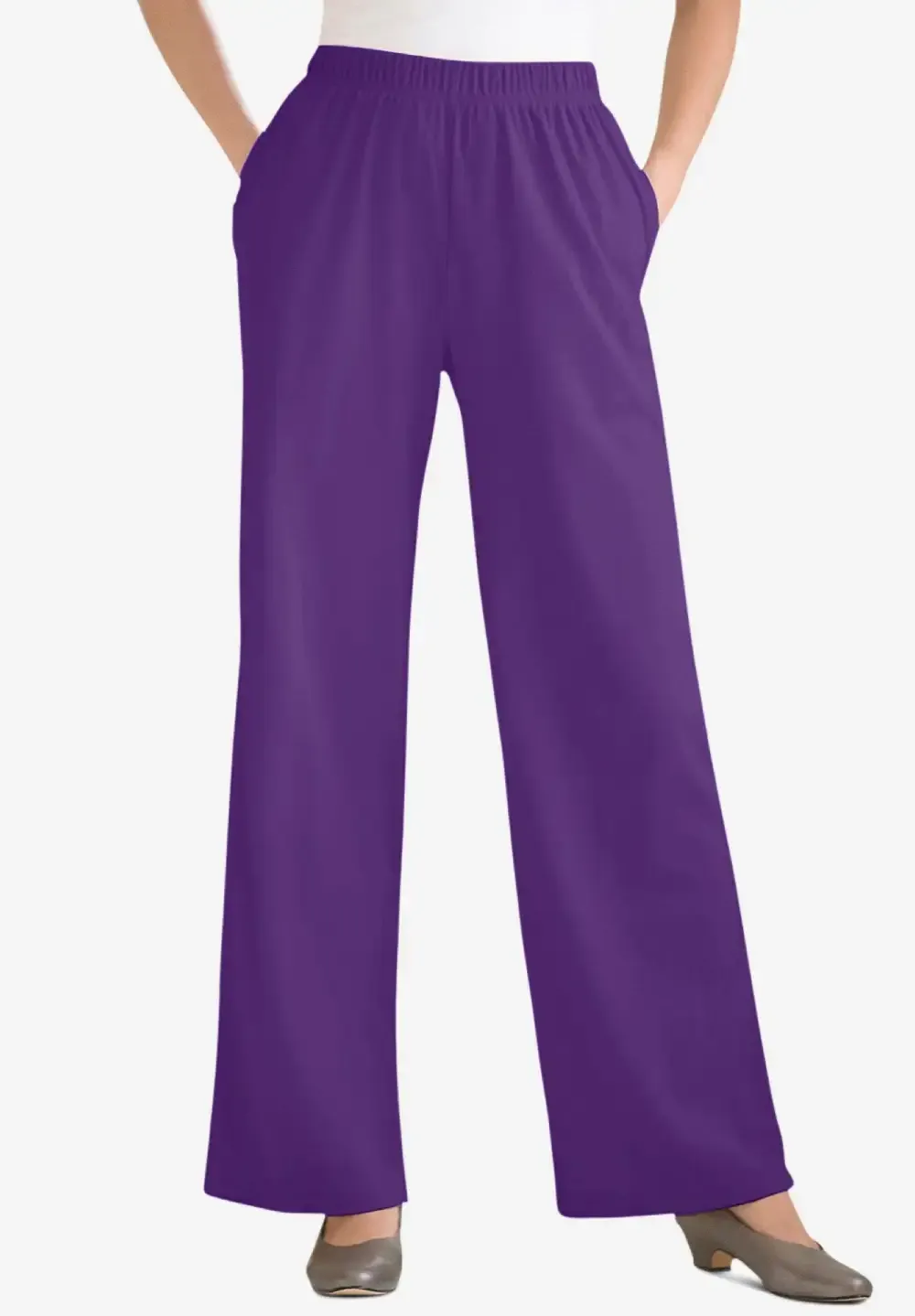 7-Day Knit Wide-Leg Pant