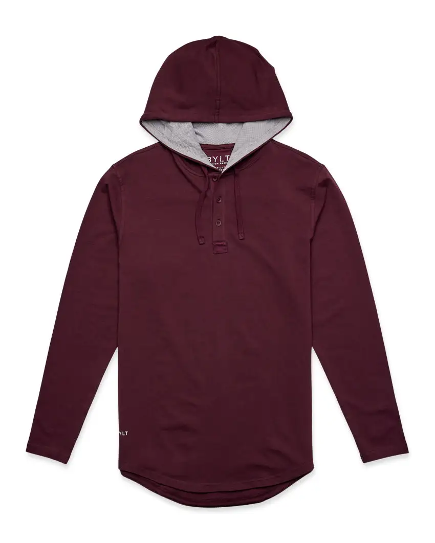Drop-Cut: Lux Hooded Henley