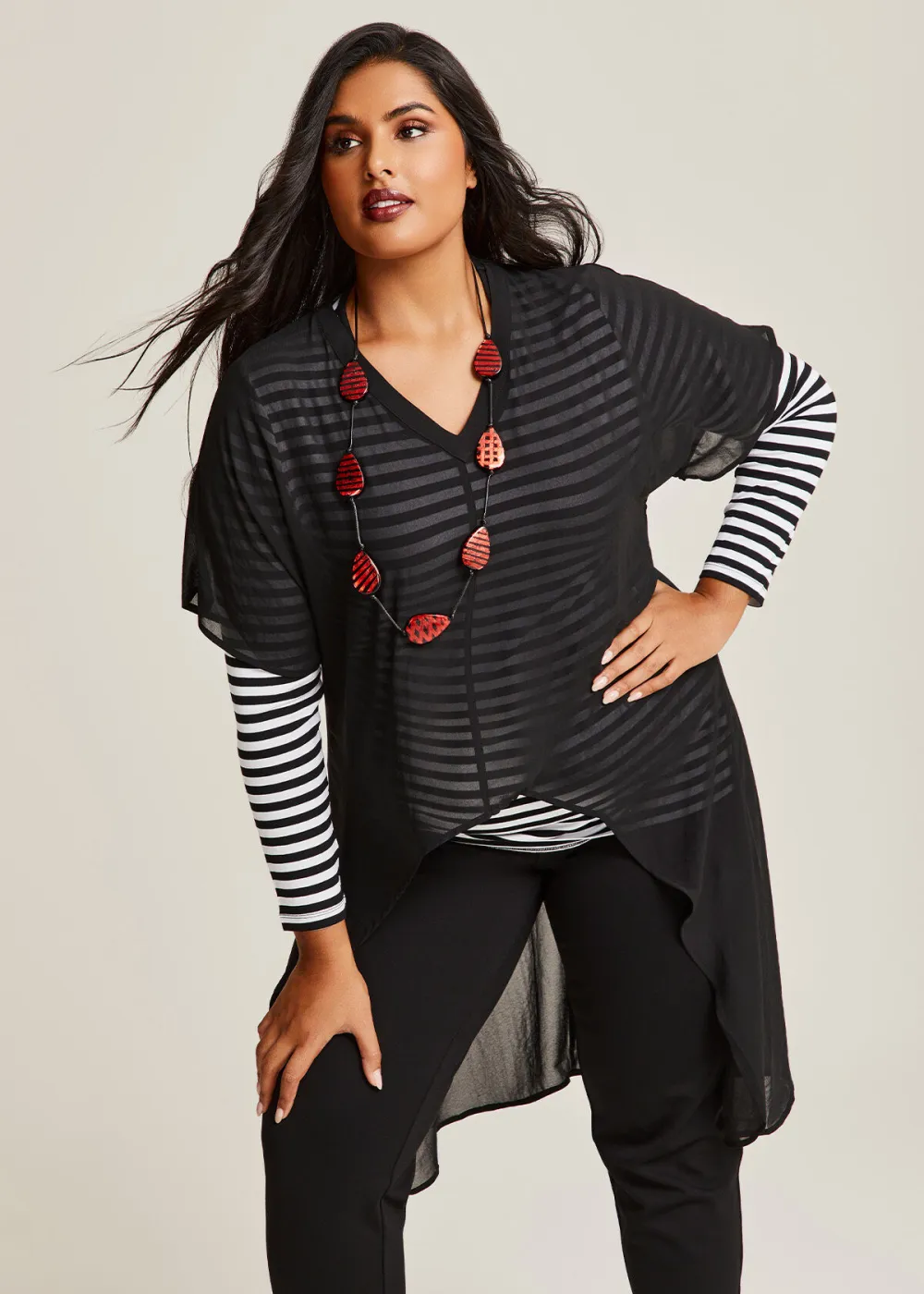 Chiffon Ada Layering Top