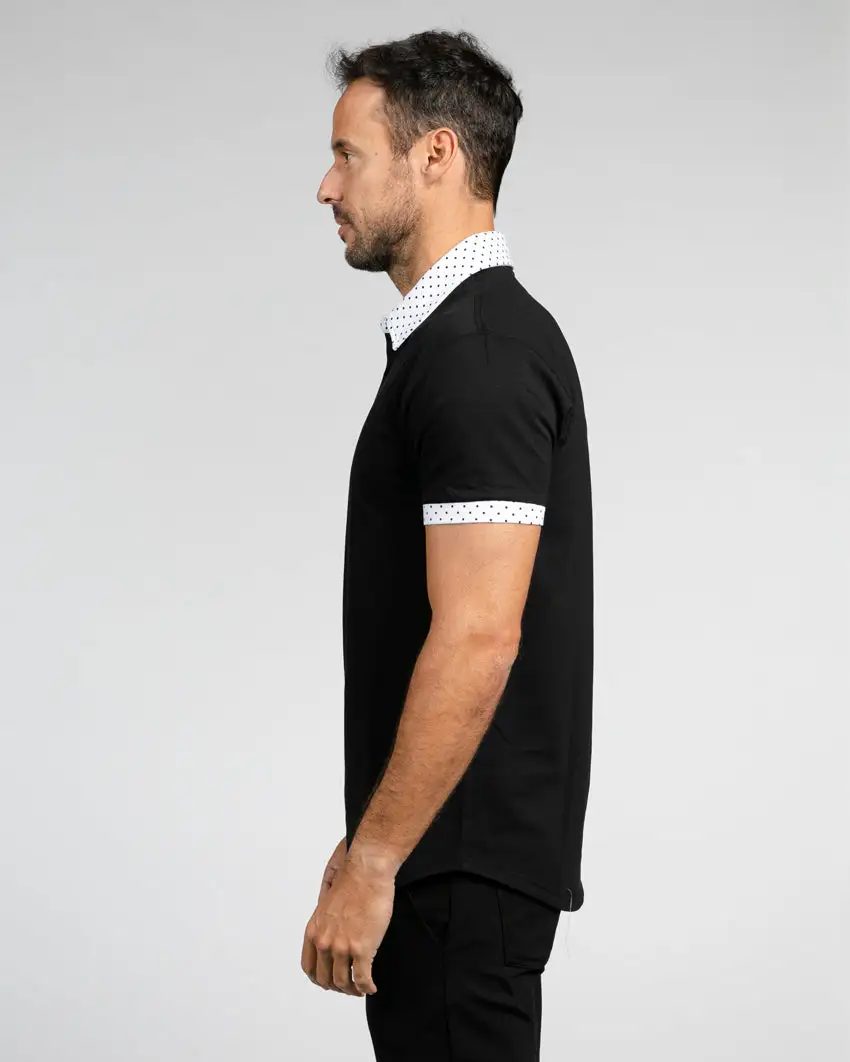 Drop-Cut: Lux Dotted Polo