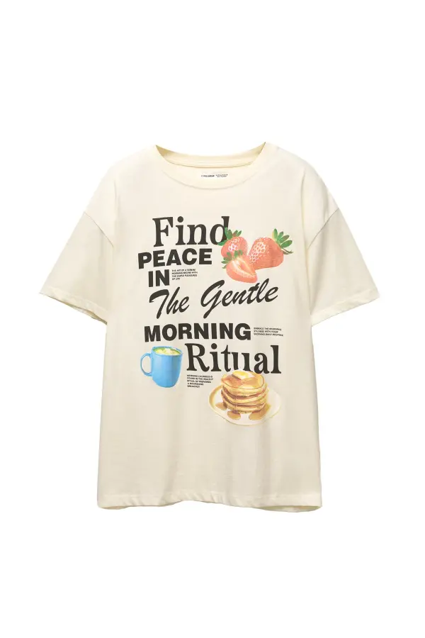 Camiseta gráfico comida