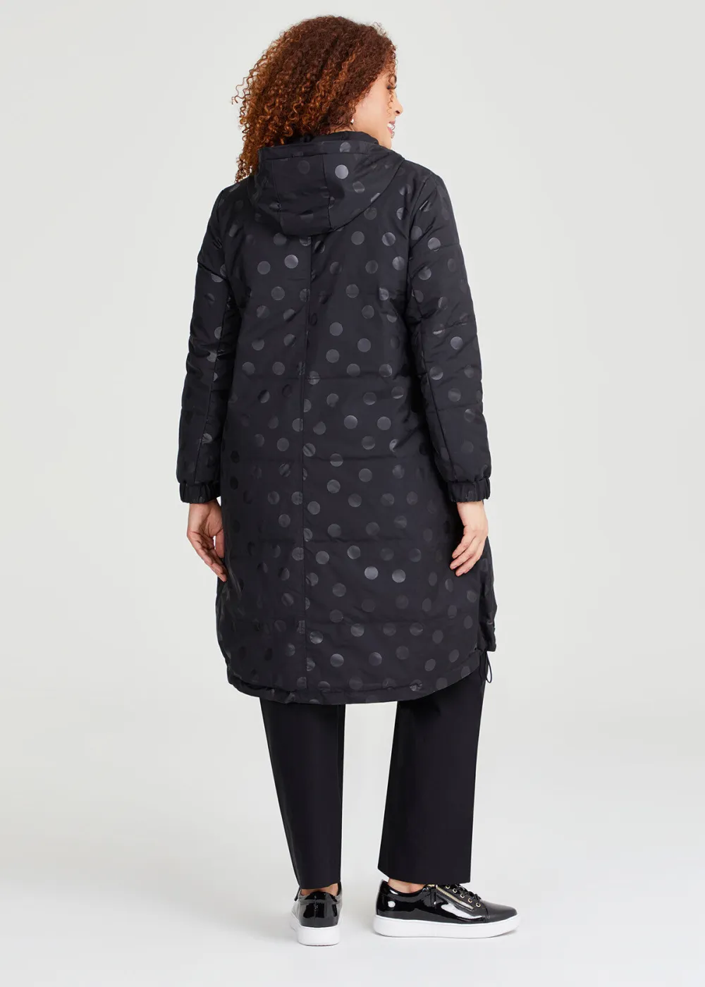 Spot Puffer Jacket Black
