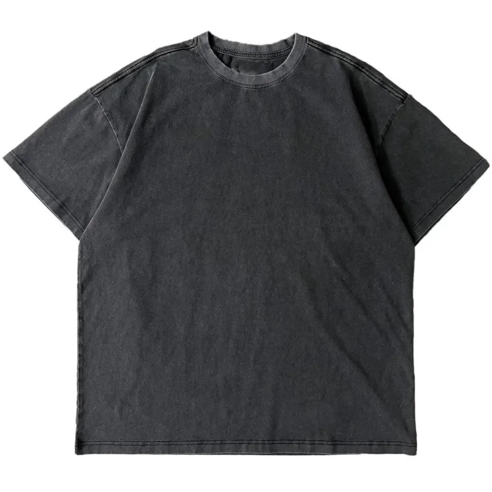 RELAXED FIT LUX SCRIPT T-SHIRT - BLACK / YELLOW