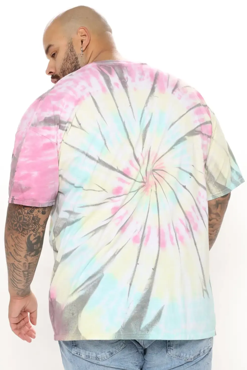 Outkast Comic Tie Dye Short Sleeve Tee - Multi Color