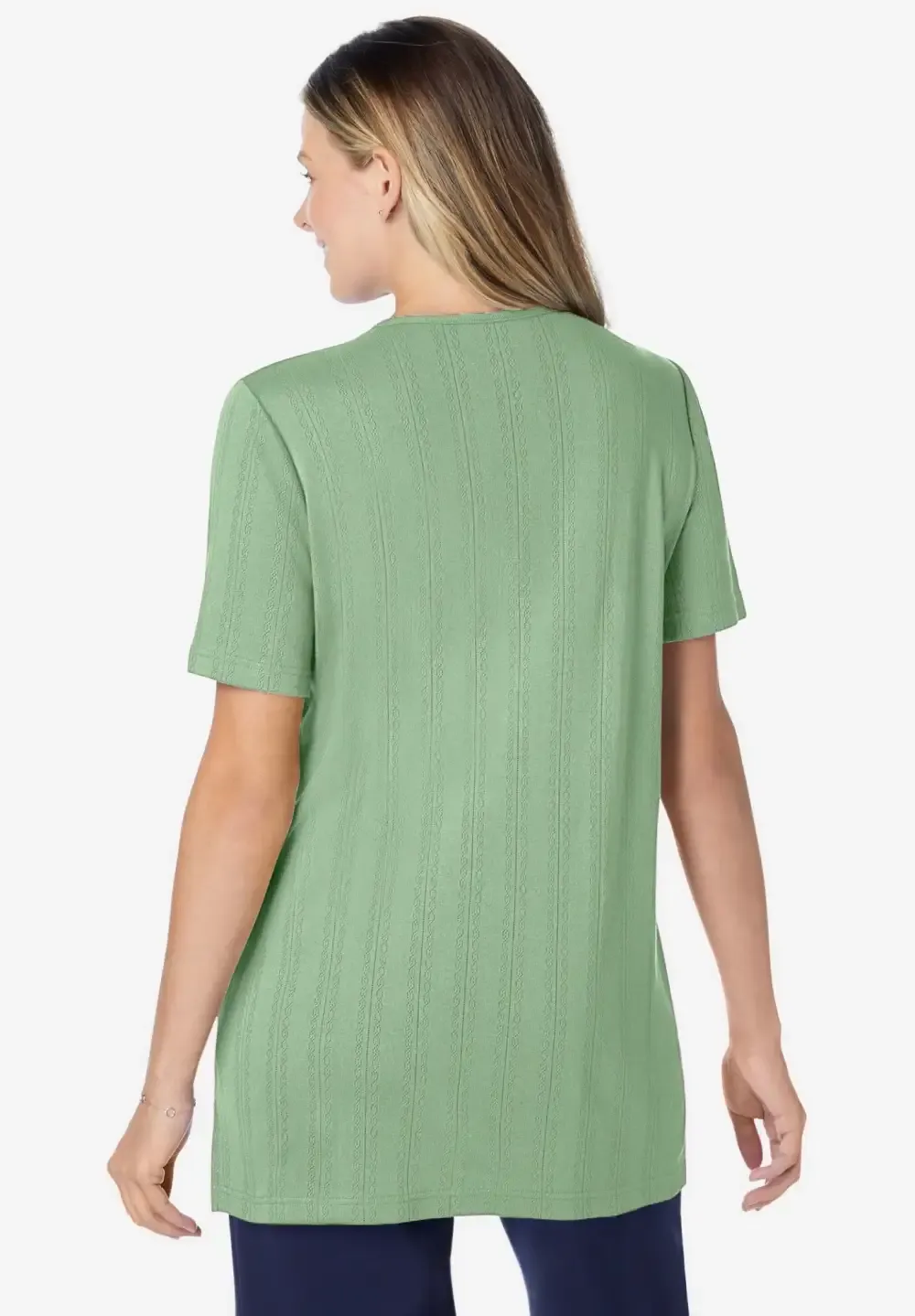 7-Day Embroidered Pointelle Tunic