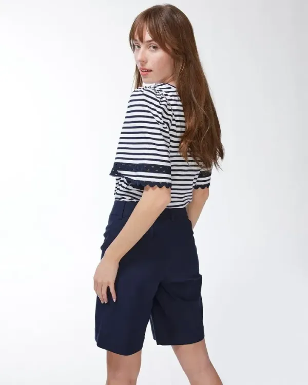 Trapunto Shorts Classic Navy
