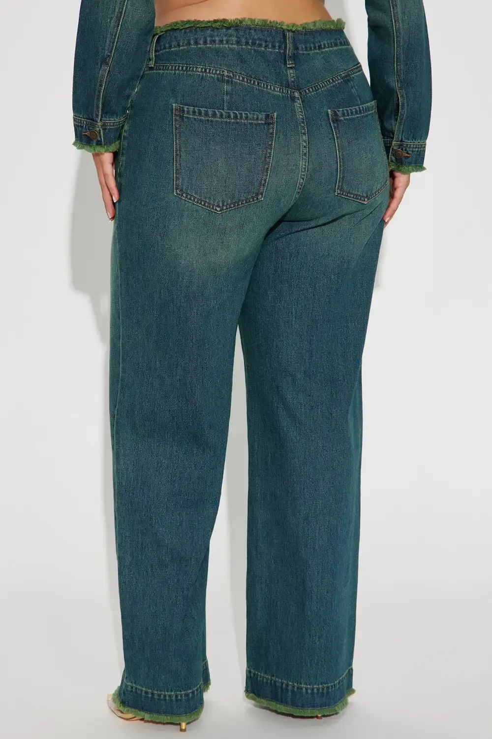 Gatekeeper Tinted Non Stretch Baggy Jeans - Medium Wash