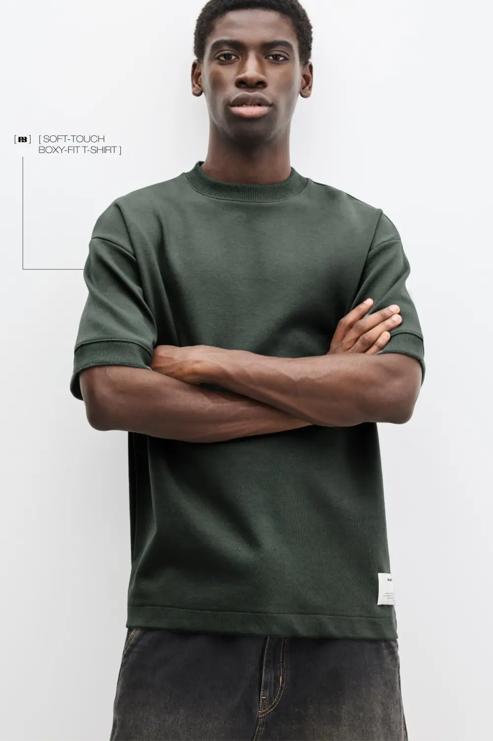Interlock short sleeve sweatshirt