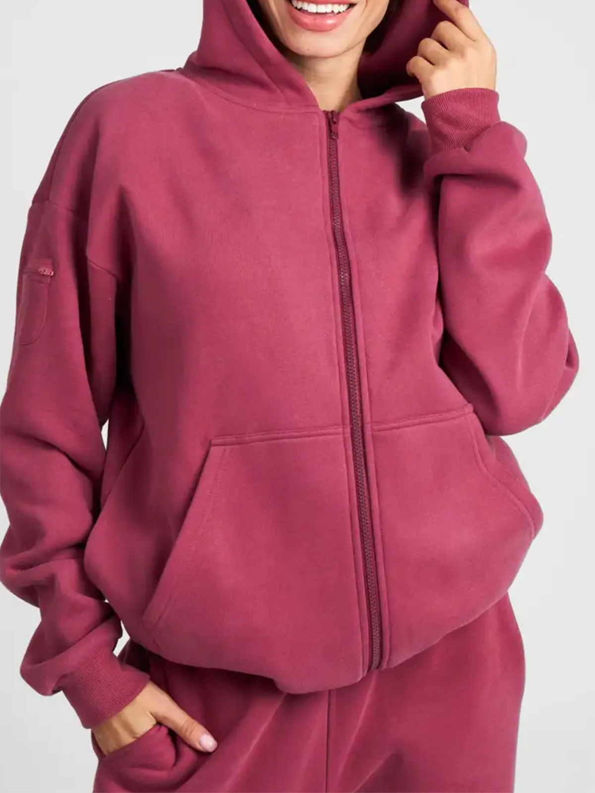 Travel Essentials Zip Hoodie