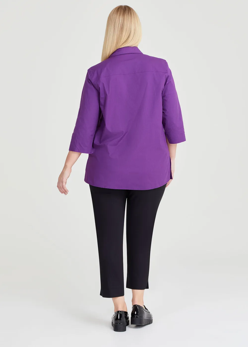 Stretch Cotton Poplin Shirt