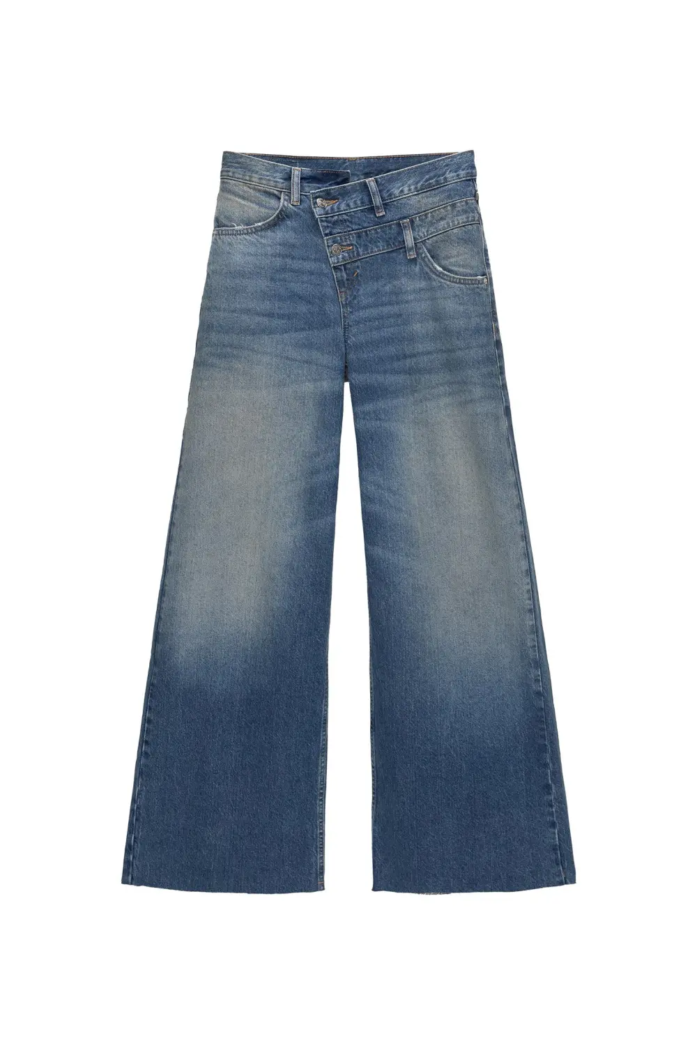 Jeans cintura cruzada