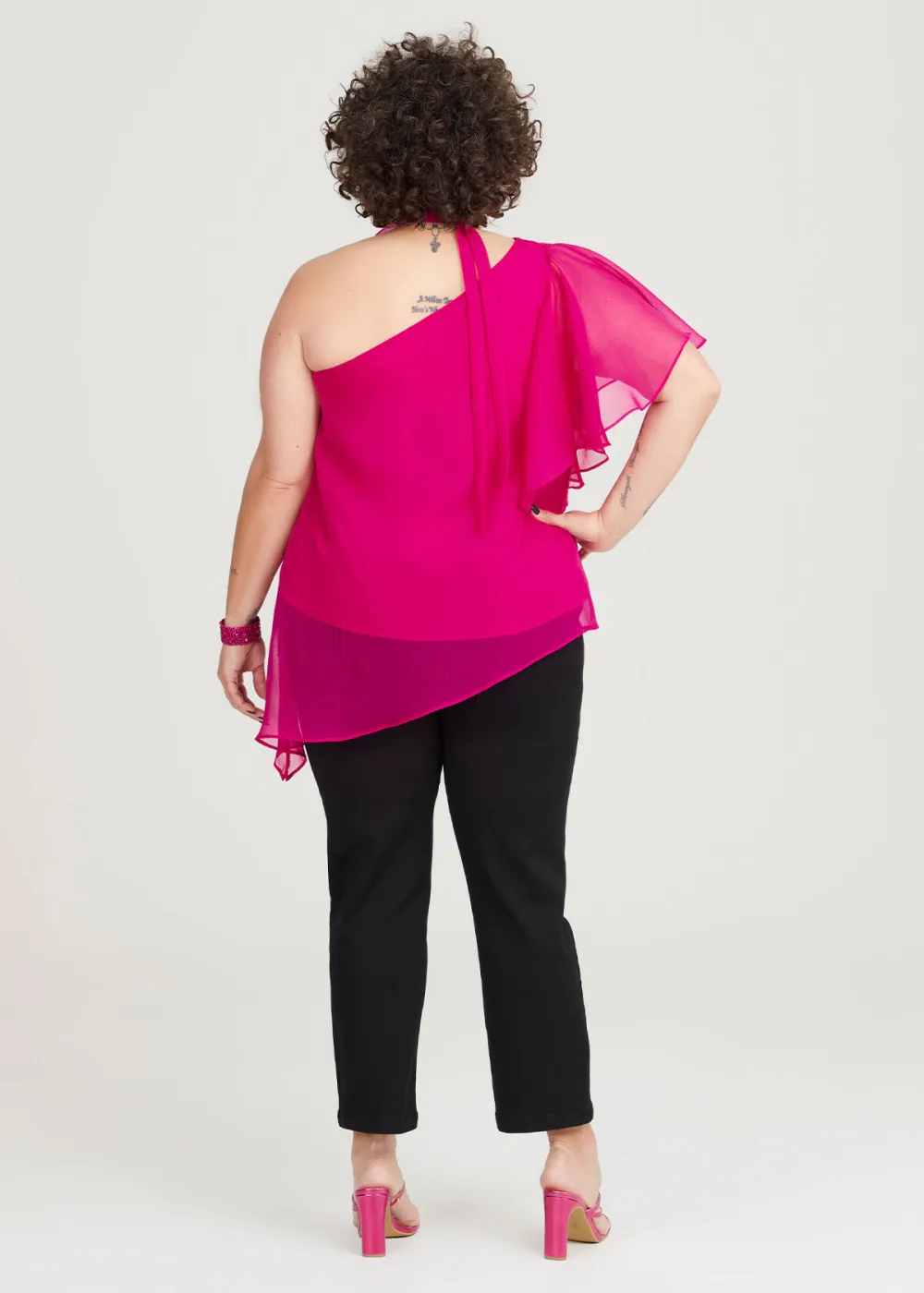 Ruffle Off-shoulder Blouse