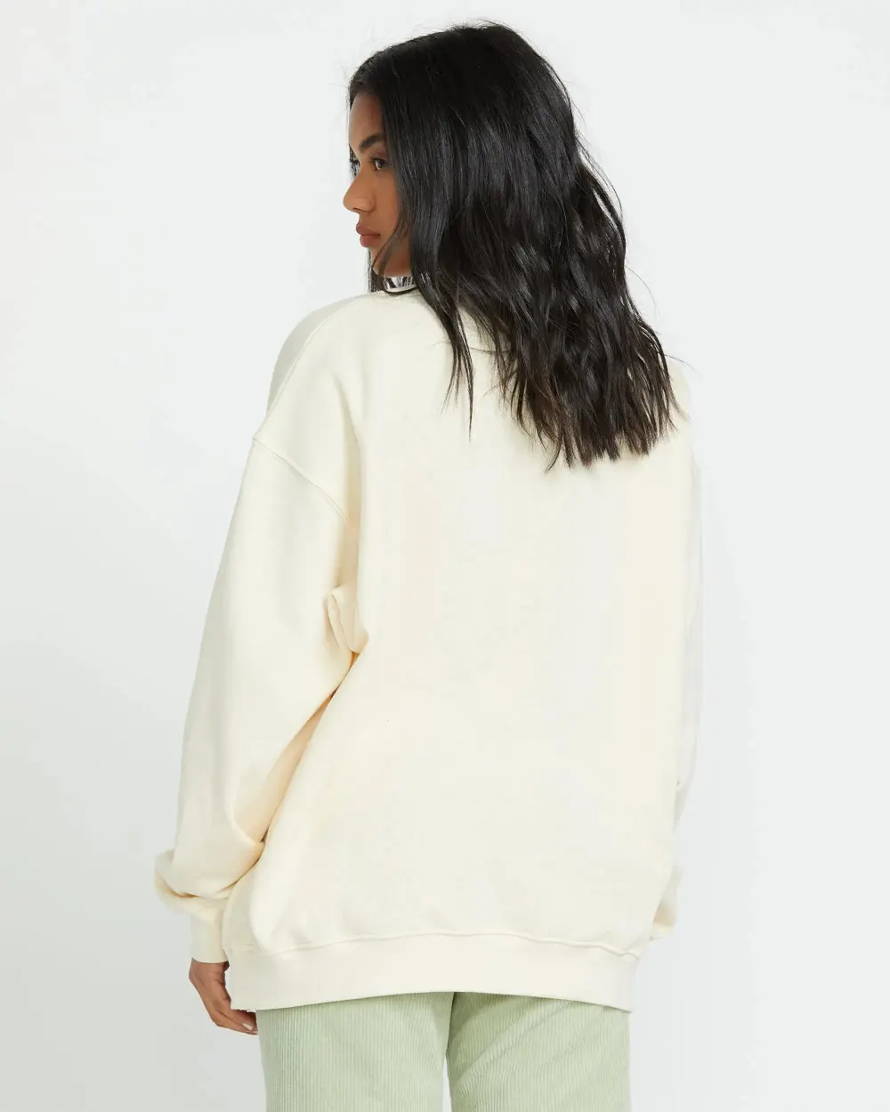 Ride In Crew Sweatshirt - Whitecap