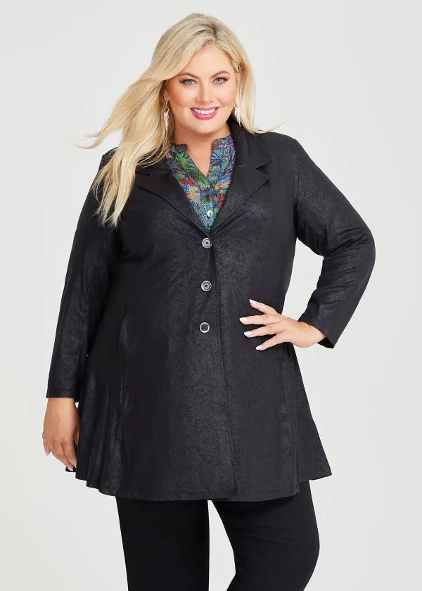 Coated Luna Longline Jacket