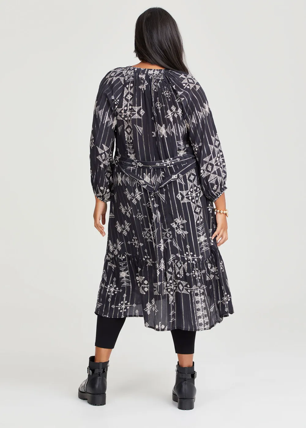 Natural Lurex Bianca Dress