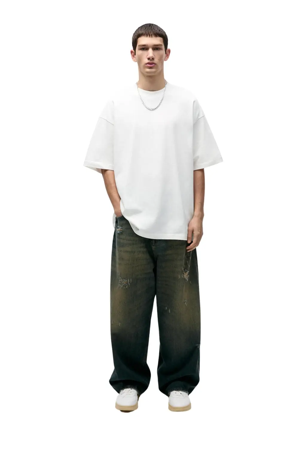 Extra loose short sleeve T-shirt
