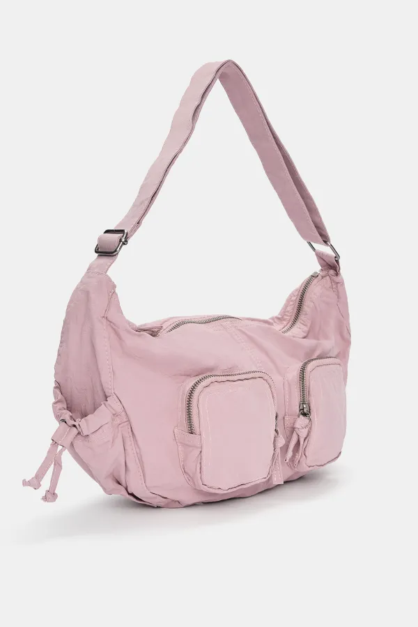 Bolso bandolera canvas bolsillos