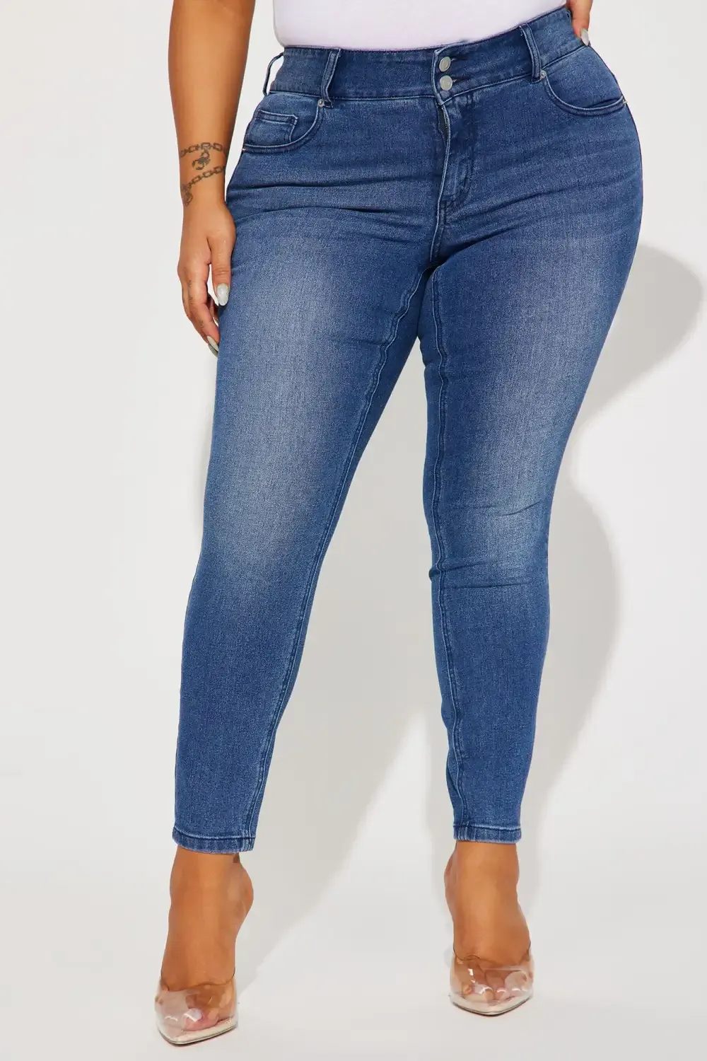 Hourglass Booty Lifter Stretch Skinny Jean - Dark Wash