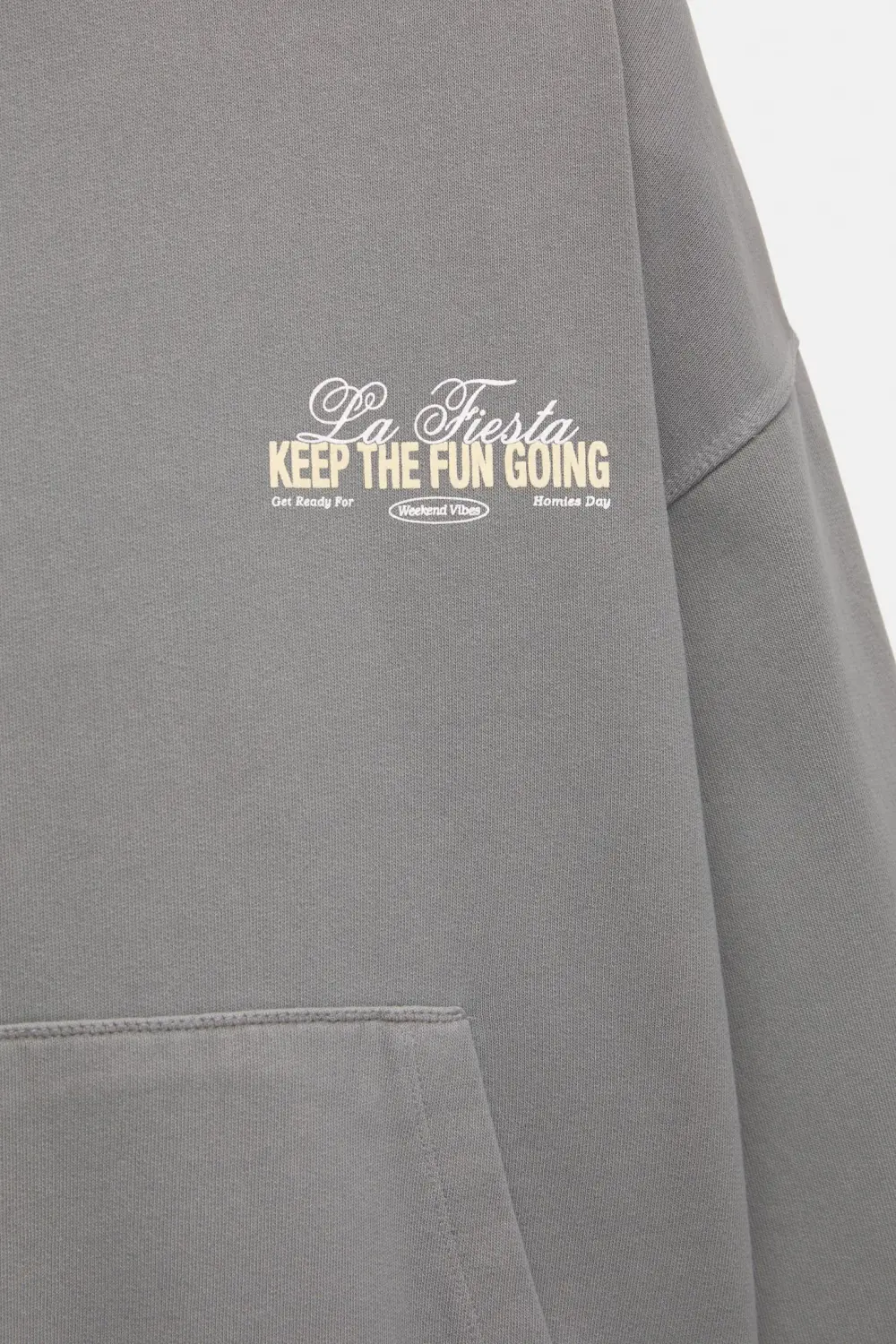 Sudadera capucha boxy