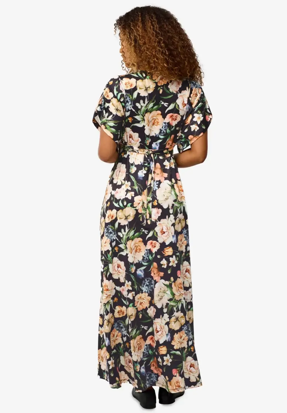 Knit Tie-Back Maxi
