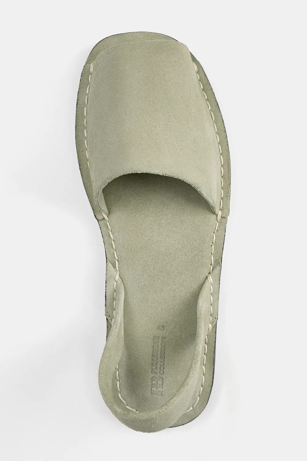 Sandalias planas piel