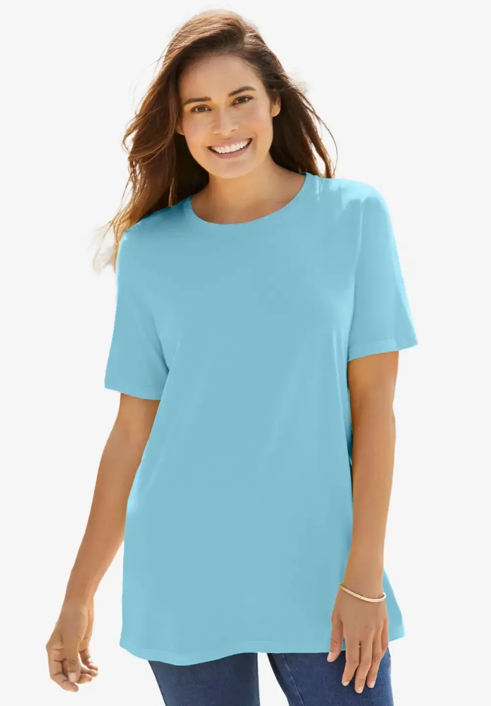 Perfect Short-Sleeve Crewneck Tee