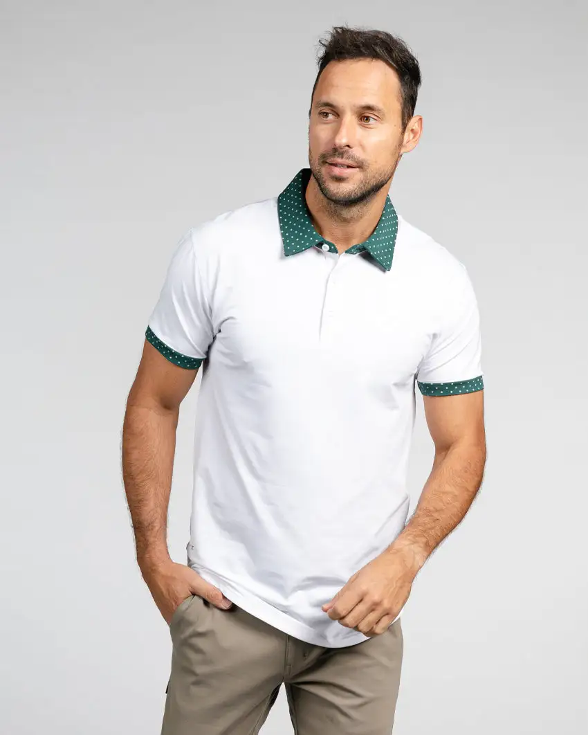 Drop-Cut: Lux Dotted Polo