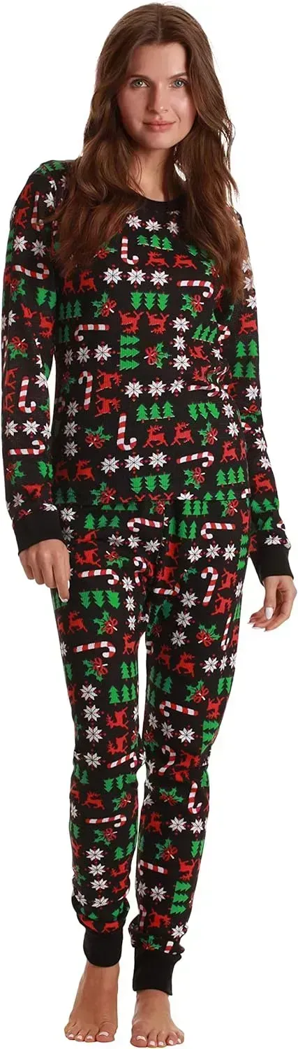 Women's Thermal Underwear Pajamas Set